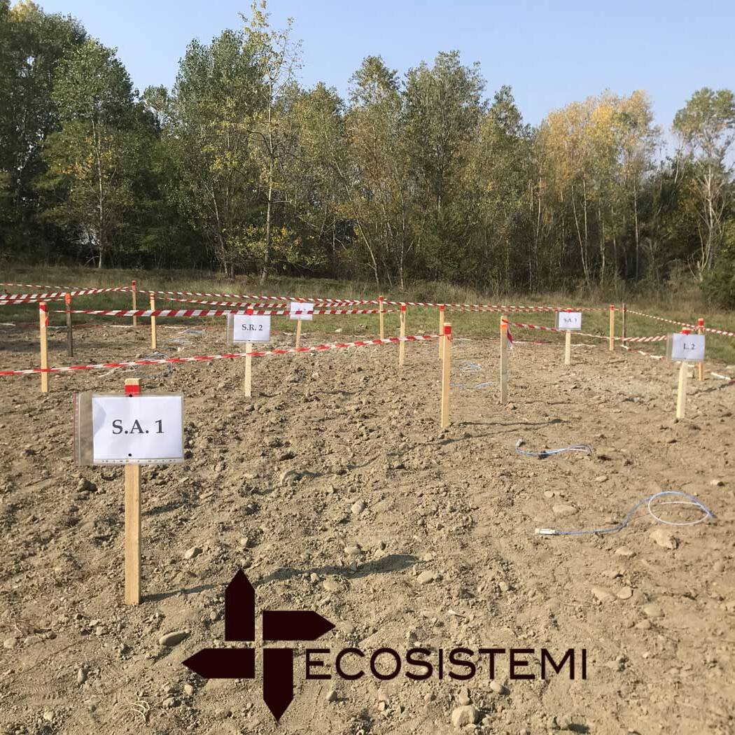 Laboratorio analisi pedotecnologia Ecosistemi fangh dragaggio Piacenza scaled 1600 uai STAZIONE SPERIMENTALE ECOSISTEMI PER LO STUDIO DEI SUOLI RICOSTITUITI E NATURALI ECOSISTEMI