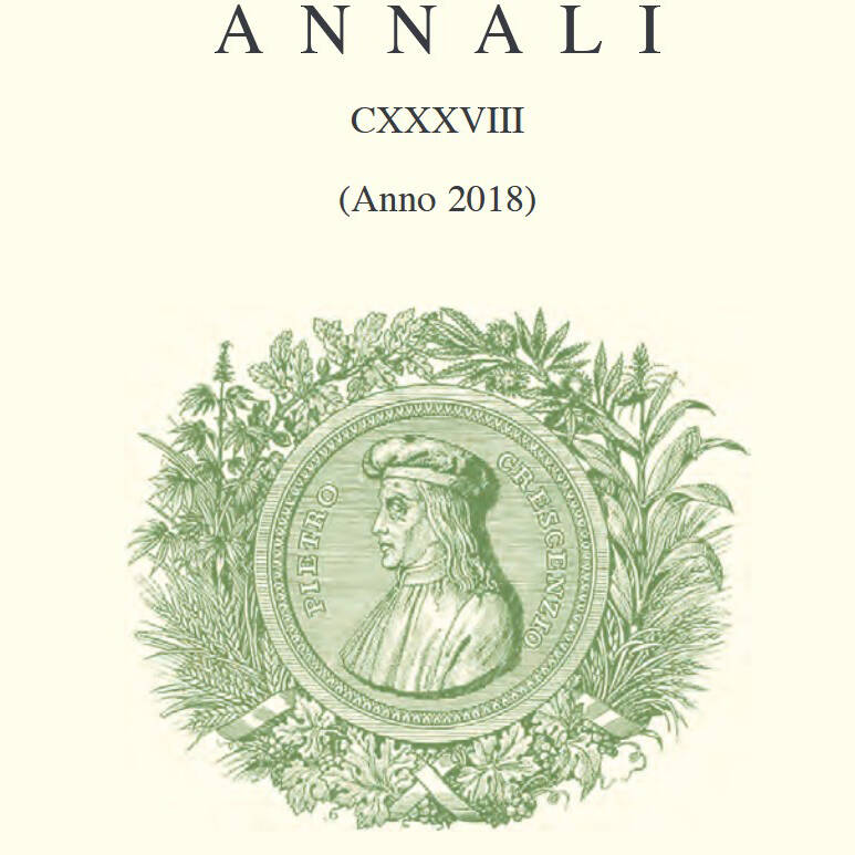 1 1 uai PUBBLICAZIONE ANNALI - CXXXIX – DELL’ACCADEMIA NAZIONALE DI AGRICOLTURA DEGLI STUDI DI ECOSISTEMI E DISAFA (UNIVERSITÀ DI TORINO) ECOSISTEMI